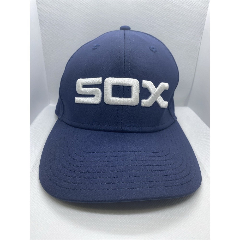 Chicago‎ White Sox MLB Hat Fitted Flex Navy  S-M Dome Headwear Baseball